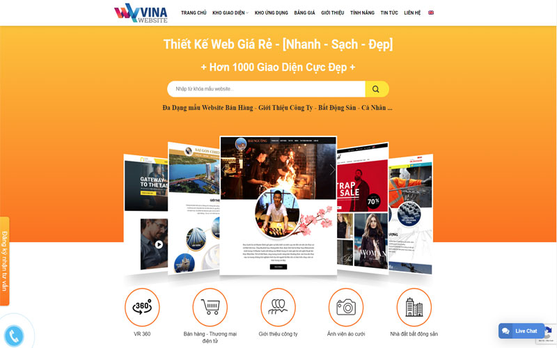 VINA Host - Đơn vị thiết kế website WordPress trọn gói